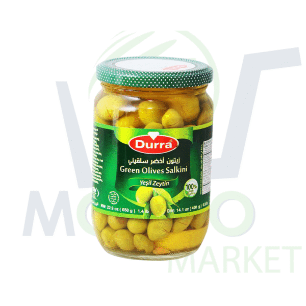 Durra Green Olives - 650g