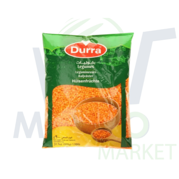 DURRA LENTILLE ROUGE CORAIL -  900 gr